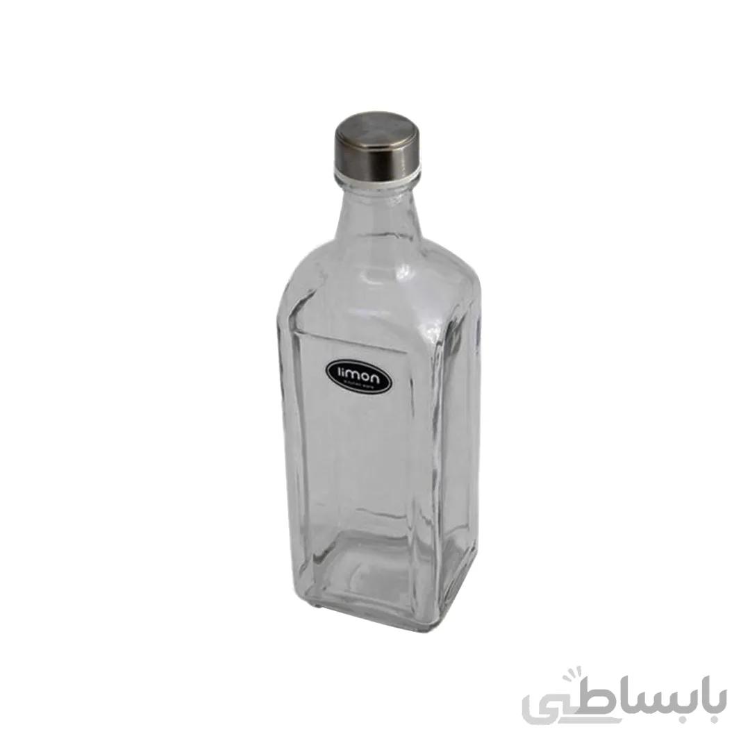 بطری درب استیل لیمون مدل آوا