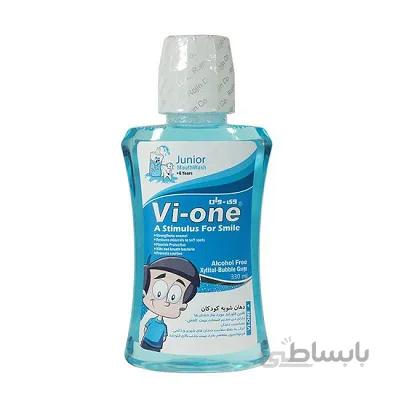 دهانشویه کودکان وی وان مخصوص پسران 330 میلی لیتر ا VI-ONE junior Mouthwash