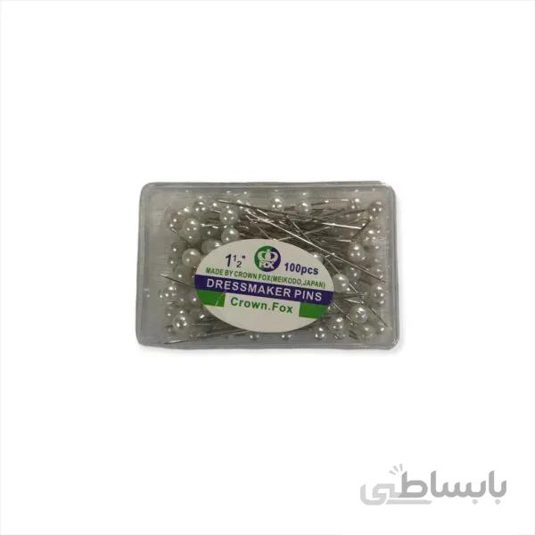 سوزن ته مروارید سفید کد 11036