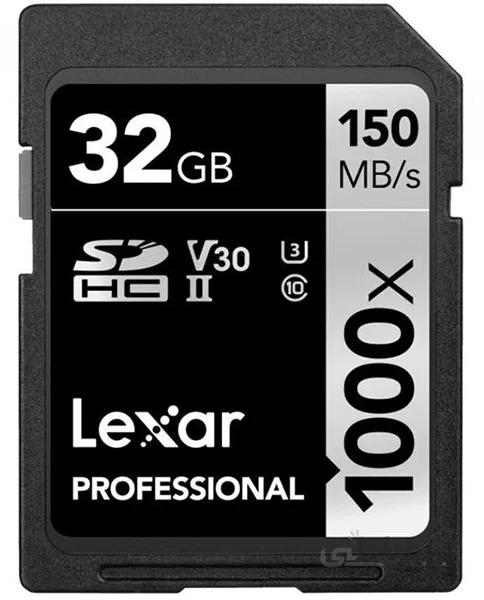 کارت حافظه لکسار Lexar SDHC 32 GB (150mb/s) 1000X