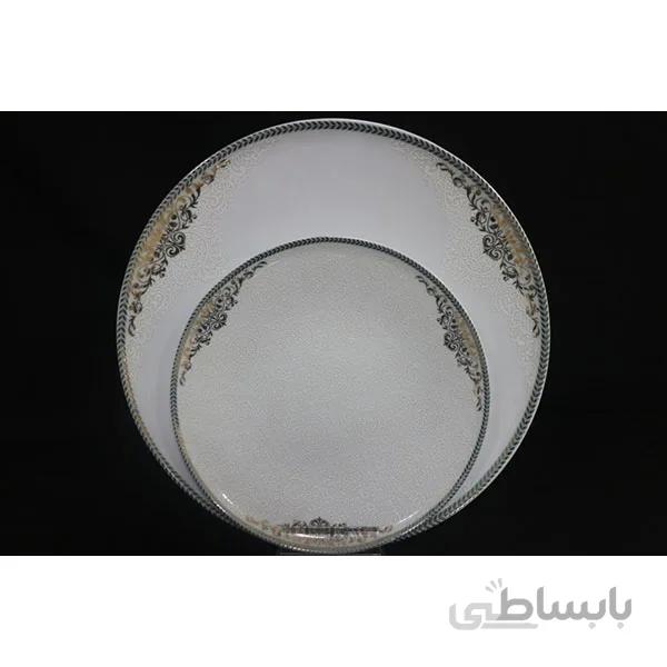 سرویس غذاخوری 30 پارچه ( 6 نفره ) چینی پردیس مدل مرسیا فیروزه کد 234