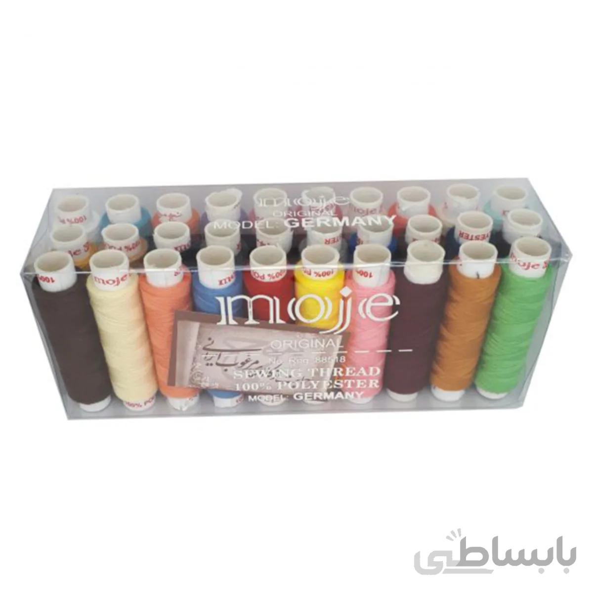 قرقره نخ خیاطی موج 30 رنگ (خرازی)