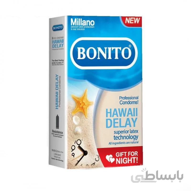 کاندوم بونیتو مدل HUWAEII DELAY تاخیری بسته 6تایی – هفت قلم کالا