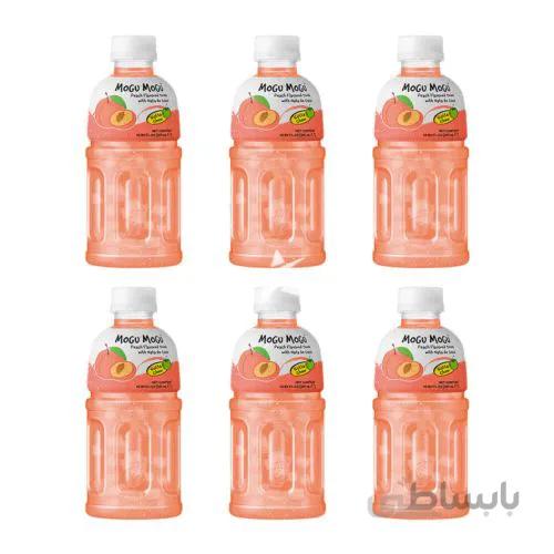 آبمیوه موگو موگو بسته ۶عددی هلو – Mogu mogu Peach