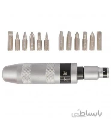 مجموعه 14 عددی پیچ گوشتی تقه ای