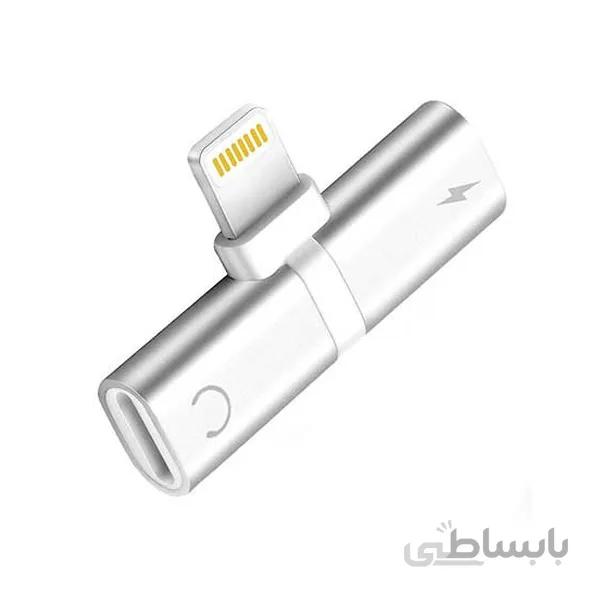 تبدیل ۱ به ۲ لایتنینگ P-NET مناسب برای شارژ و موسیقی