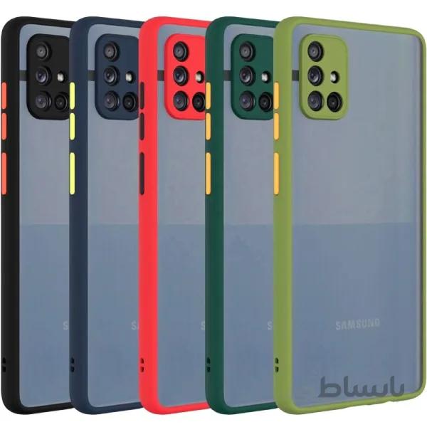 کاور پشت مات محافظ لنزدار اصلی مناسب برای Samsung Galaxy A71