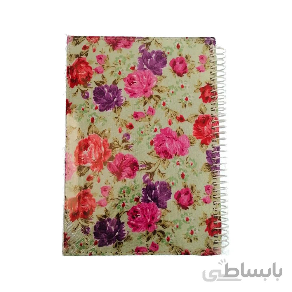 دفتر اروپایی پارچه ای فنری هیرون کد 6564