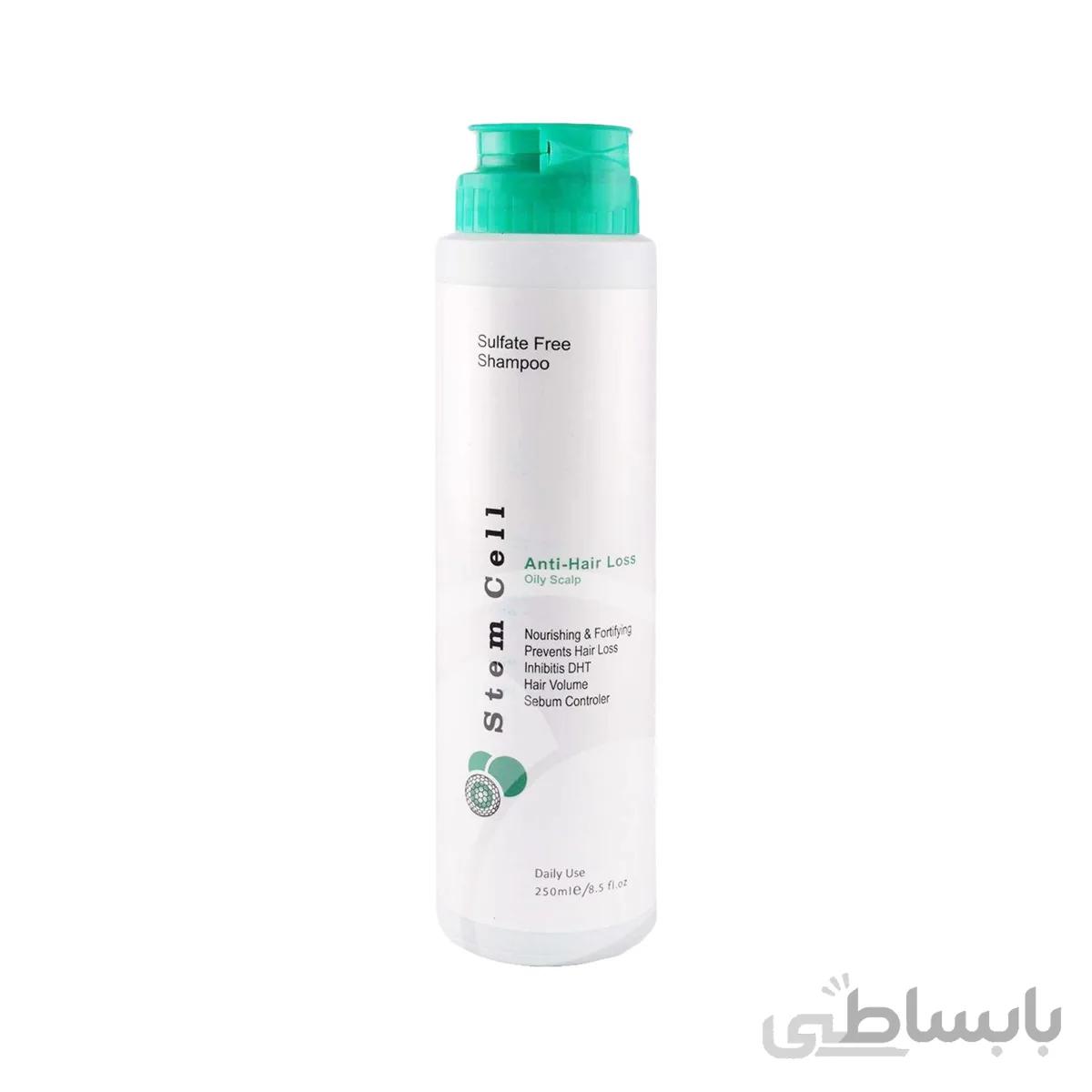 شامپو تقویت کننده موی چرب استم سل 250 میلی لیتر ا Stem Cell Hair Loss Therapy Shampoo For Oily Scalp 250 ml