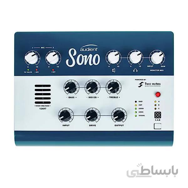کارت صدا تخصصی گیتار الکتریک آدینت Audient Sono آکبند