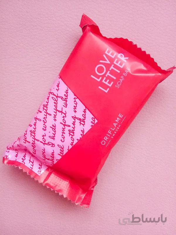 صابون نامه عاشقانه اور یفلیم رایحه تمشک وانیل 35899 ا Love Letter Oriflame 35899