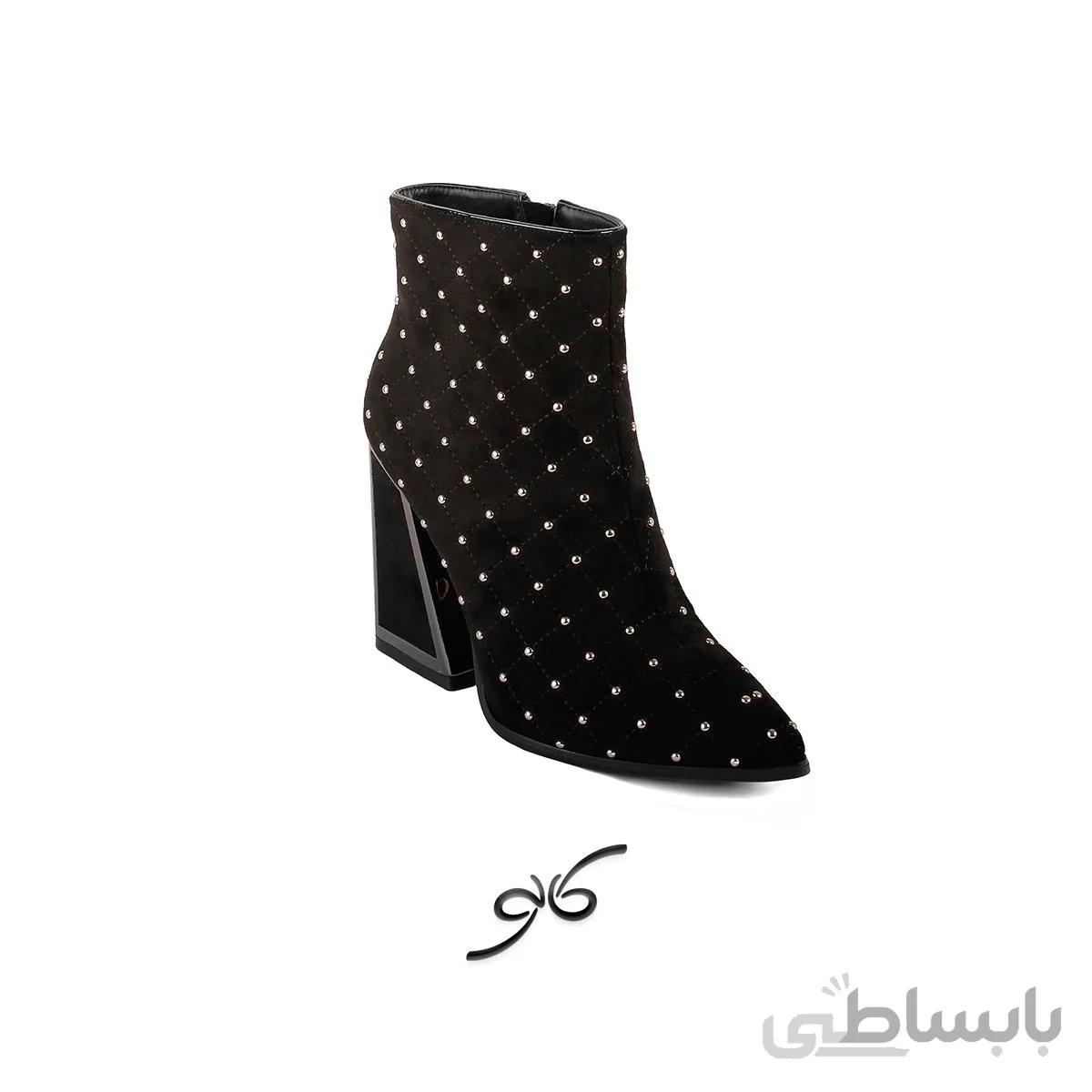 نیم بوت مجلسی پاشنه دار زنانه - 1601
