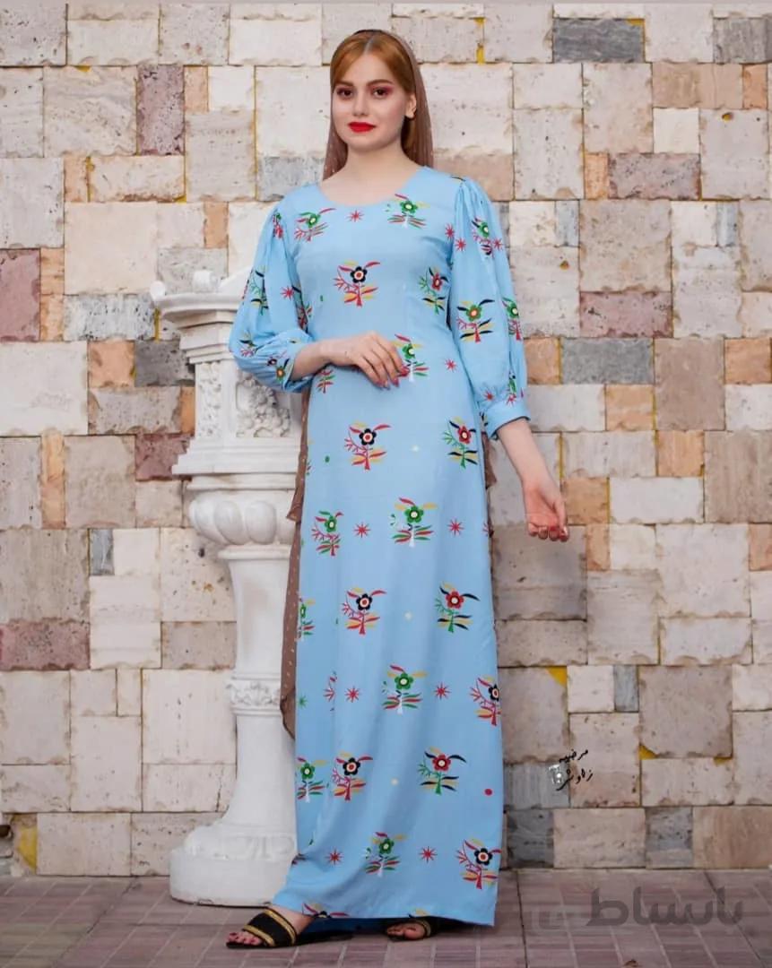 پارچه نخی گل اطلسی aj105