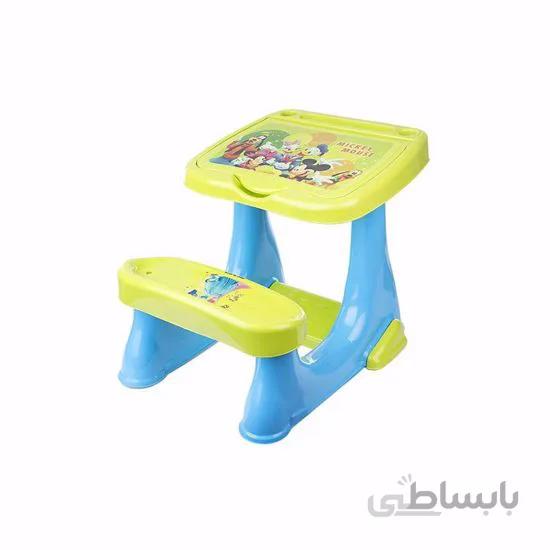 میز تحریر زرد رنگ کودک دانا