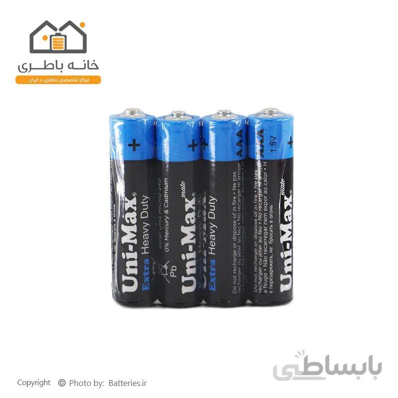 باتری نیم قلمی 4 عددی معمولی یونی مکس Unimax