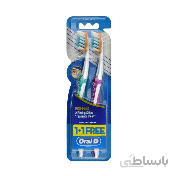 مسواک دوتایی اورال بی Oral-B Pro-Expert Clinic Pro-Flex