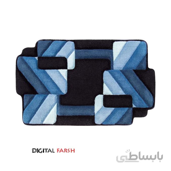 پادری مدرن زرباف طرح طنین ا Zarbaf Golchin Carpet