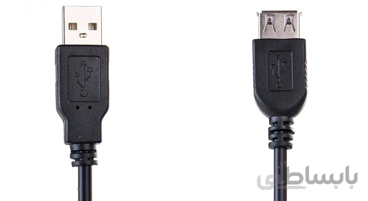 کابل افزایش طول USB 2.0 ای فور نت به طول 1.5 متر