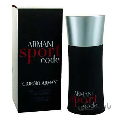 آرمانی کد اسپرت ادو تویلت مردانه حجم 125 میل عطر ا Armani Code Sport Eau de Toilette For Men