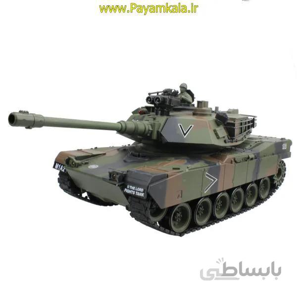 تانک کنترلی (USA M1A2 1:20 YH4101B) با قابلیت شلیک