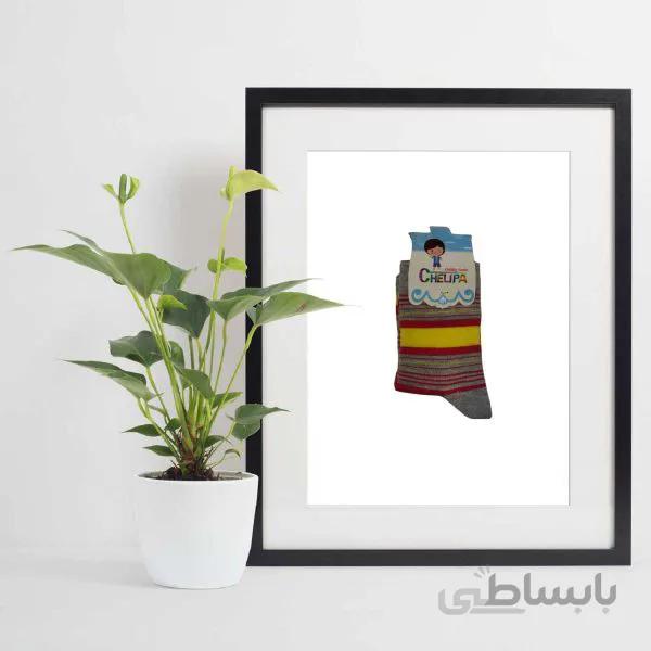 جوراب پسرانه Chelipa طرح خط دار