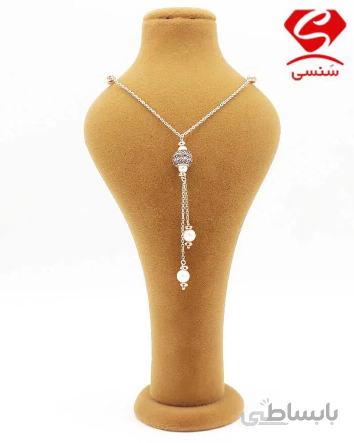 گردنبند نقره رولباسی