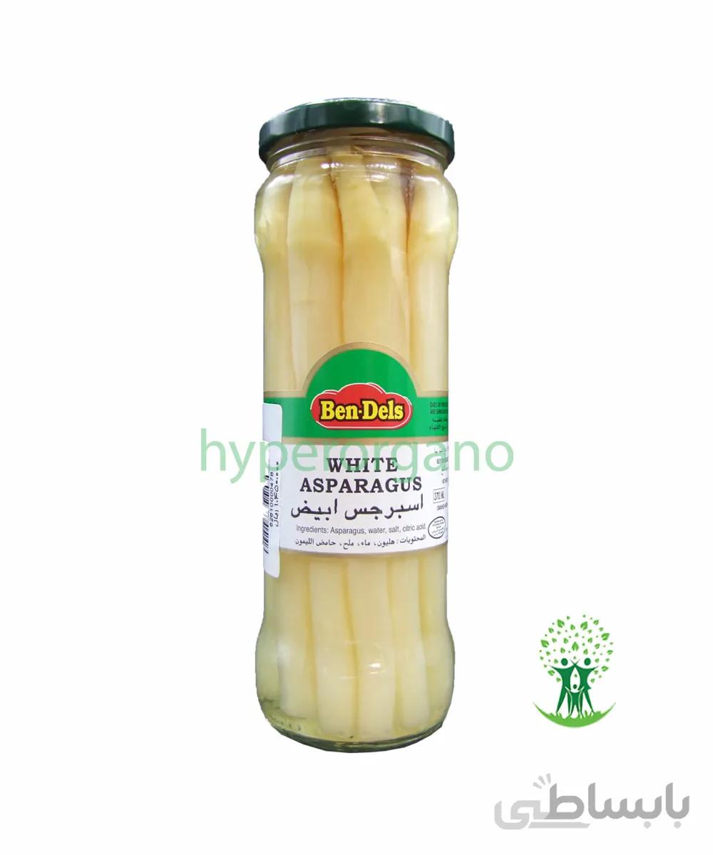 مارچوبه سفید 330 گرمی بن دلس