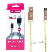 کابل تبدیل USB به microUSB تسکو مدل TC-71 طول 1 متر