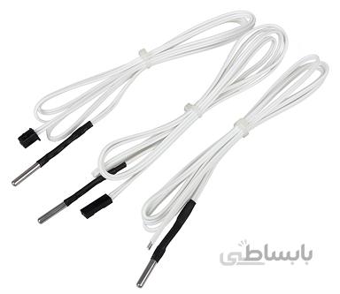 ماژول ترمیستور NTC 100K دارای سنسور دمای بزرگ و کانکتور دو پین مخصوص پرینتر سه بعدی