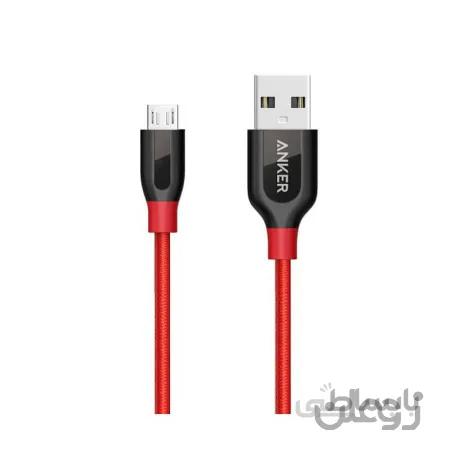 کابل تبدیل USB به MicroUSB انکر Anker A8142 طول 0.9 متر
