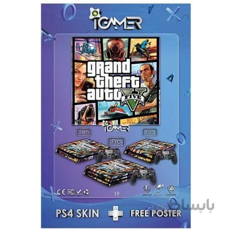 Ps4 Skin For Slim GTA Design