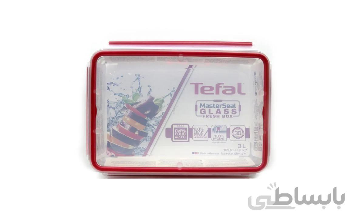 ظرف نگهدارنده شیشه ای 3 لیتری تفال