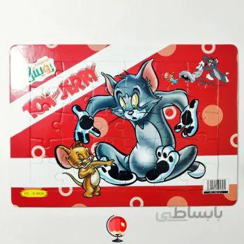 پازل پشت وایت برد تام و جری