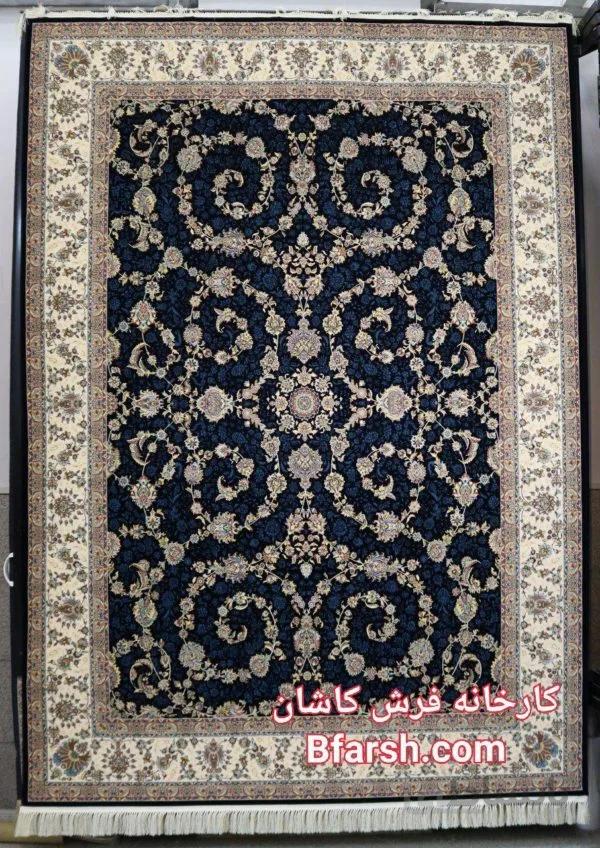 فرش کاشان 1200 شانه برجسته نقشه طناز