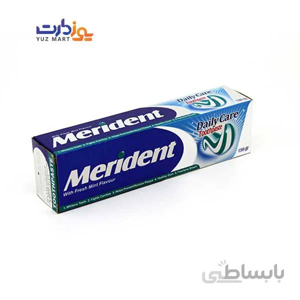 خمیردندان کامل ژله ای دورنگ نعنایی مریدنت - 100میل