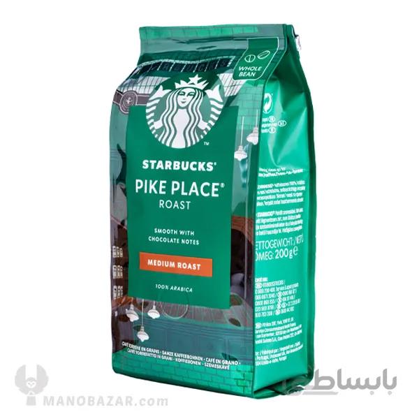 دانه قهوه استارباکس پیک پلیس 200 گرم pike place ا Starbucks Pike Place beans coffee