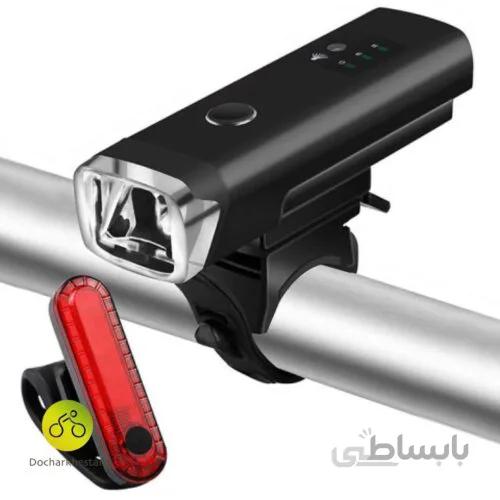 چراغ شارژی دوچرخه ٣۵٠ لومن مدل Deemount