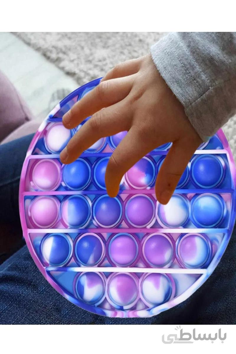Hyd Pop It Push Bubble Fidget سفارشی Popit Sensory Toy Toy Stress بازی رنگ ترکیبی