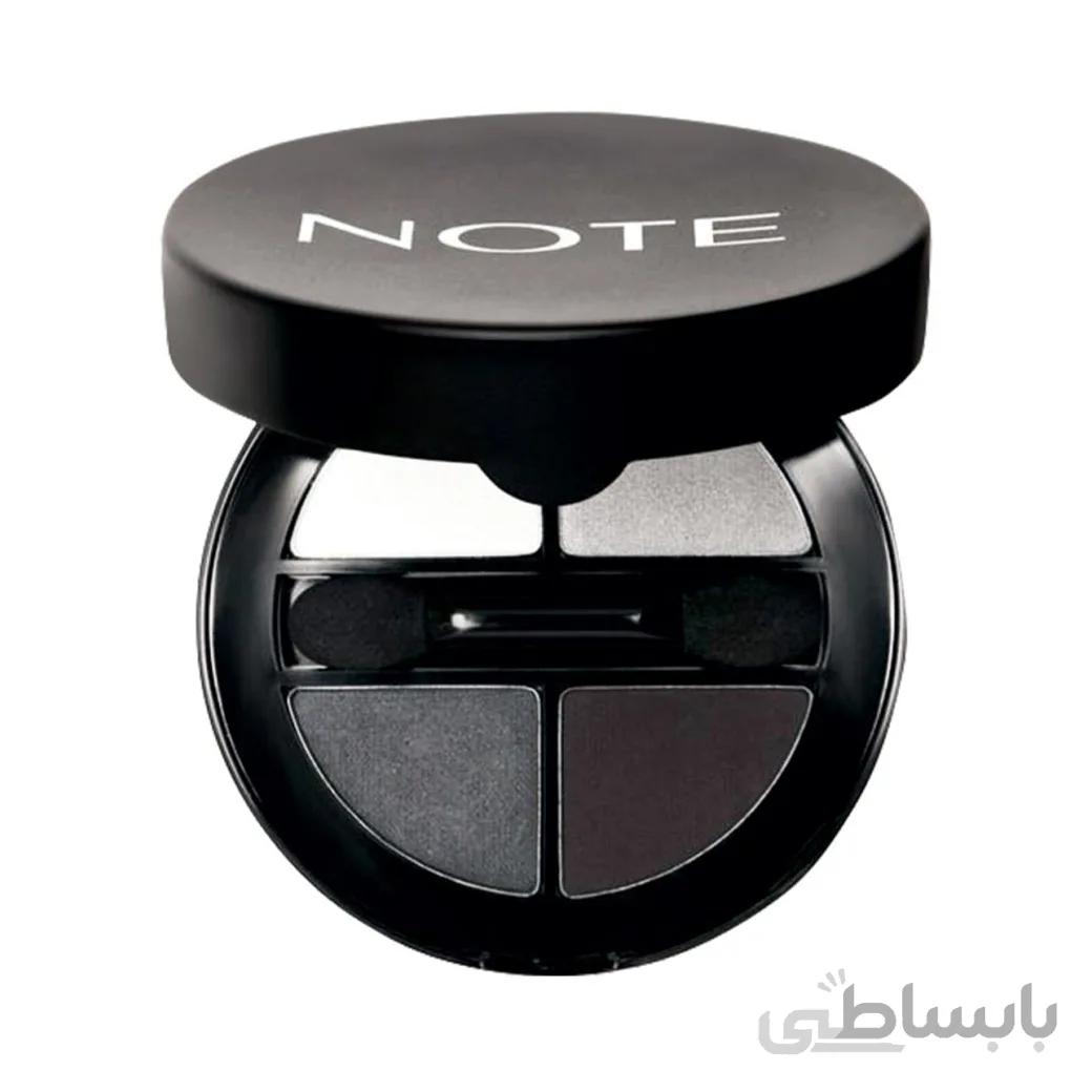 سایه چشم چهار رنگ نوت مدل لومینوس شماره 03 ا Note Eyeshadow 4Color Luminous No03