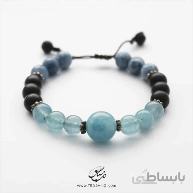 دستبند زنانه آکوامارین