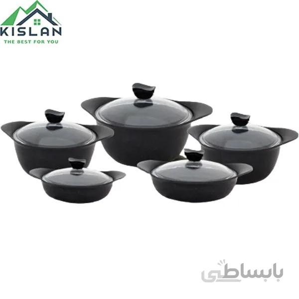 قابلمه 10 پارچه گرانیتی وایکینگ مشکی