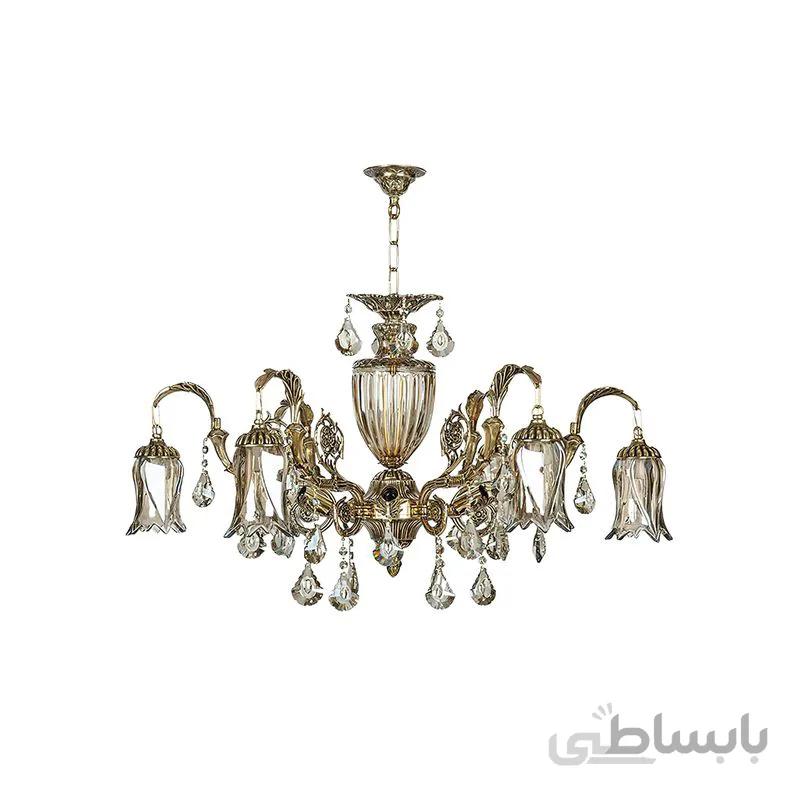 لوستر 12 شعله چشمه نور مدل C2189.6+6-B