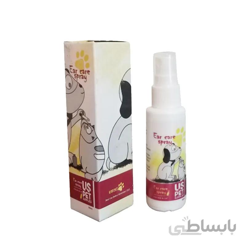 اسپری محافظ گوش یو اس پت مدل Ear Care حجم 60 میلی‌لیتر