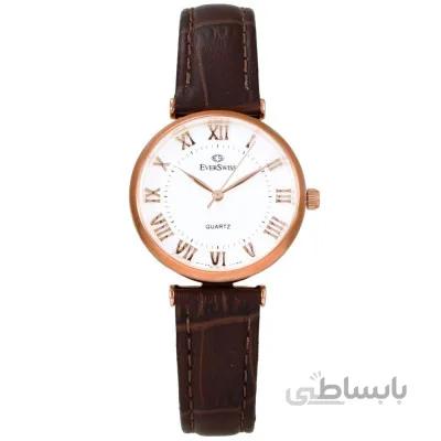ساعت مچی زنانه اصل | برند Everswiss | مدل EV-5748-LLRW