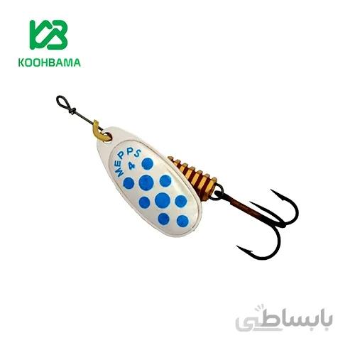 لانسه مپس نقره ای خال آبی کومت سایز ۴