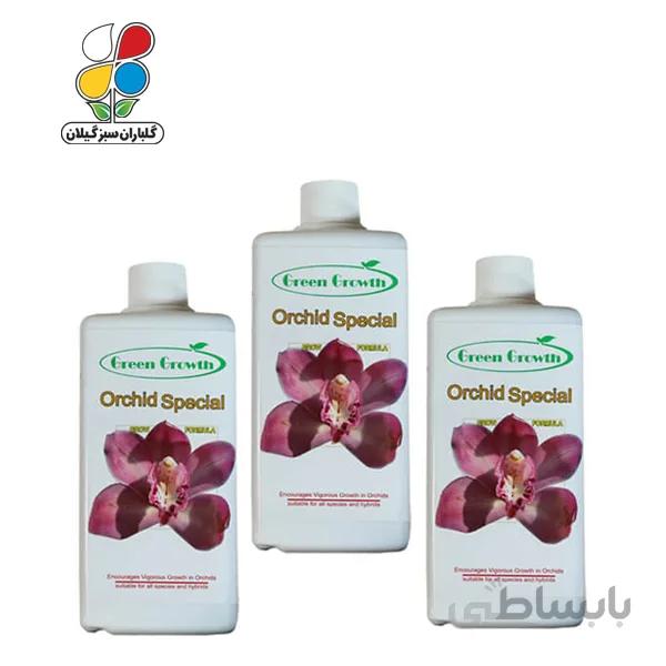 کود مایع ارکیده بعد از گلدهی گرین گروت ظرفیت 500 میلی لیتر بسته سه عددی مدل GPMS11