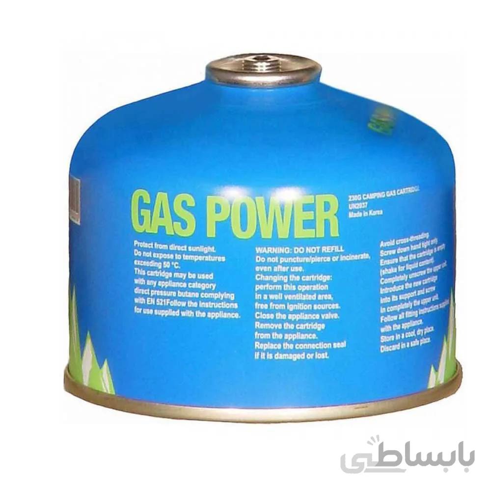 کپسول گاز کوهنوردی 230 گرمی – Gas Power Camping Gas UN 2037