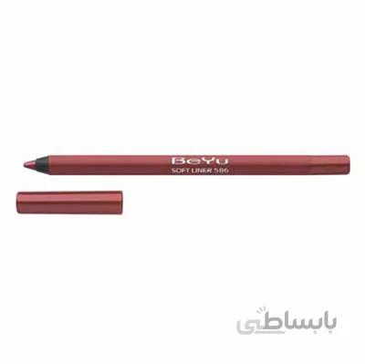 مداد لب چند کاره سافت لاینر بیو ۵۸۶ / Beyu Soft Liner For Lips And More