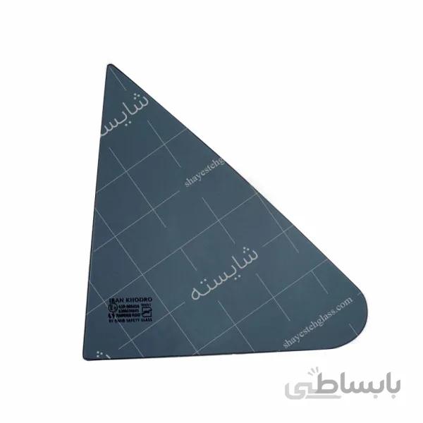 شیشه لچکی پژو 405 دودی