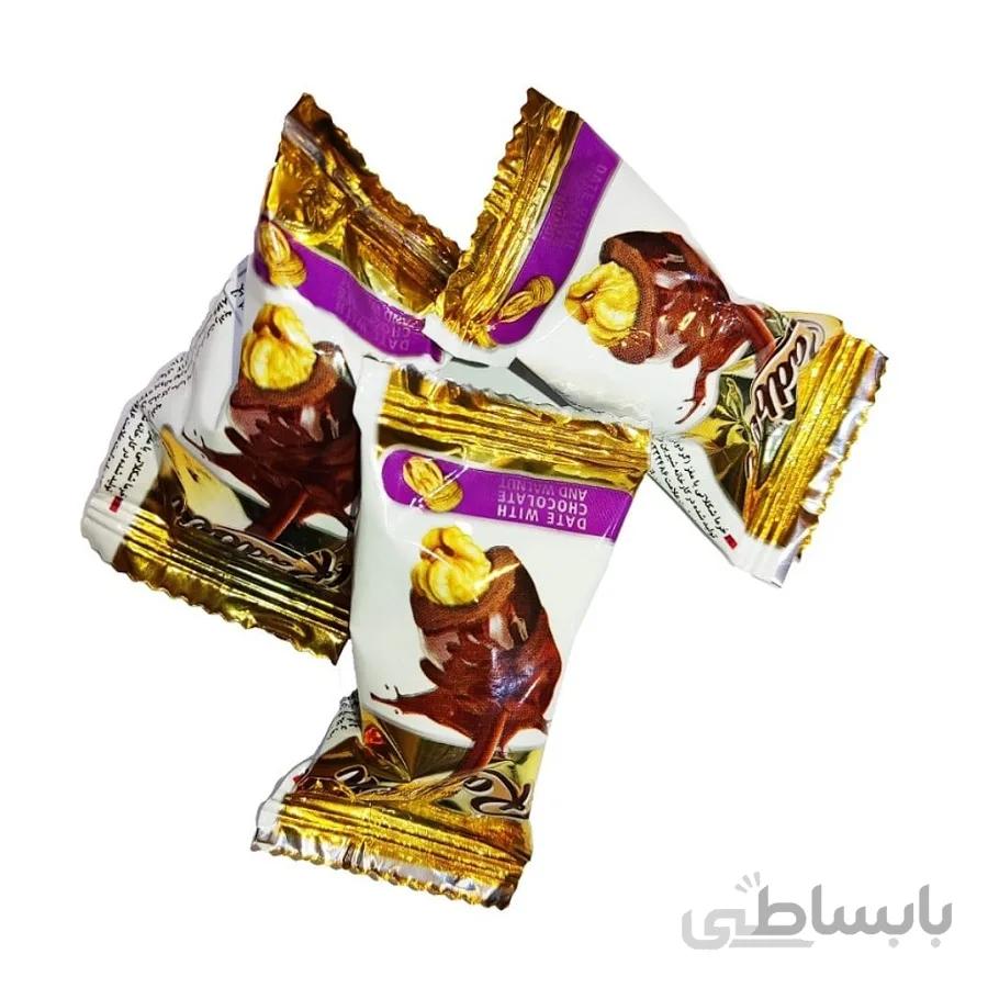 خرمای شکلاتی با مغز گردو چکوپالم